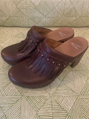 Dansko Deni Fringed Clog